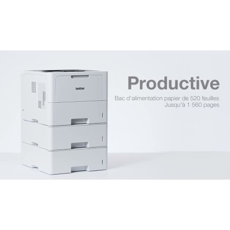 Brother HL-L6210DW - Imprimante laser monochrome professionnelle A4 sans fil