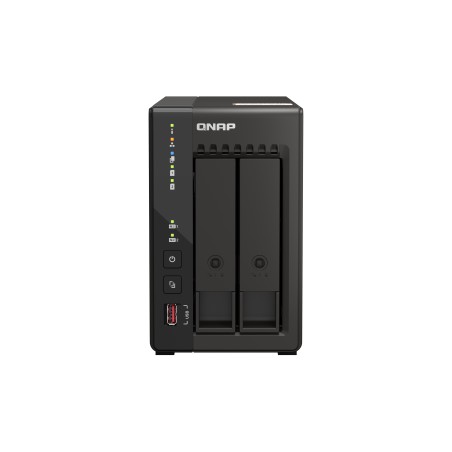 QNAP QVP-21C serveur de stockage Tower Intel® Celeron® J6412 8 Go DDR4 0 To QVR Pro Noir