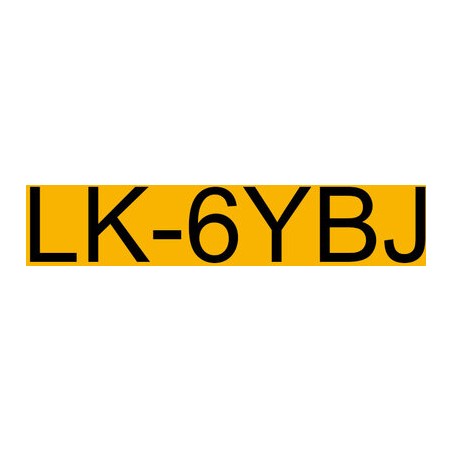 Epson C53S672076 ruban d'étiquette Noir sur jaune