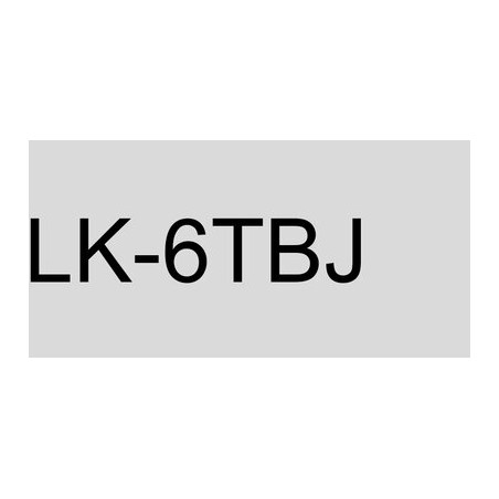 Epson LK-6TBJ Noir, Transparent