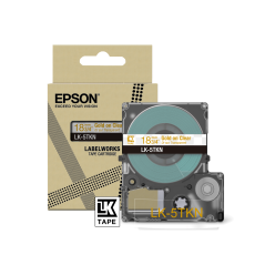 Epson LK-5TKN Or, Transparent