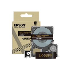 Epson LK-5BKP Noir, Or