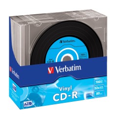Verbatim CD-R AZO Data Vinyl 700 Mo 52x 10 pièce(s)