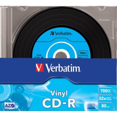 Verbatim CD-R AZO Data Vinyl 700 Mo 52x 10 pièce(s)