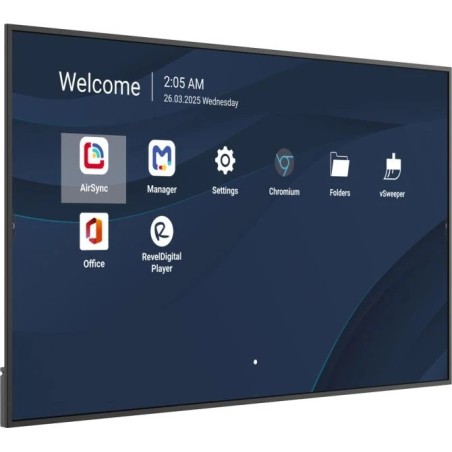 Viewsonic CDE8614-2C Écran d'affichage dynamique Écran plat de signalisation numérique 2,18 m (86") LCD Wifi 500 cd/m² 4K Ultra