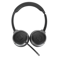 Targus AEH104GL casque Avec fil &sans fil Arceau Appels Musique USB Type-C Bluetooth Noir