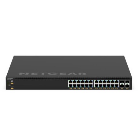 NETGEAR GSM4328 Géré L3 Gigabit Ethernet (10 100 1000) Connexion Ethernet, supportant l'alimentation via ce port (PoE) 1U Noir
