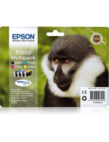 Epson Monkey Multipack 4 colori Nero,Ciano,Magenta e Giallo