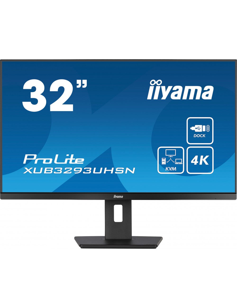 iiyama ProLite XUB3293UHSN-B5 pantalla para PC 80 cm (31.5") 3840 x 2160 Pixeles 4K Ultra HD LCD Negro