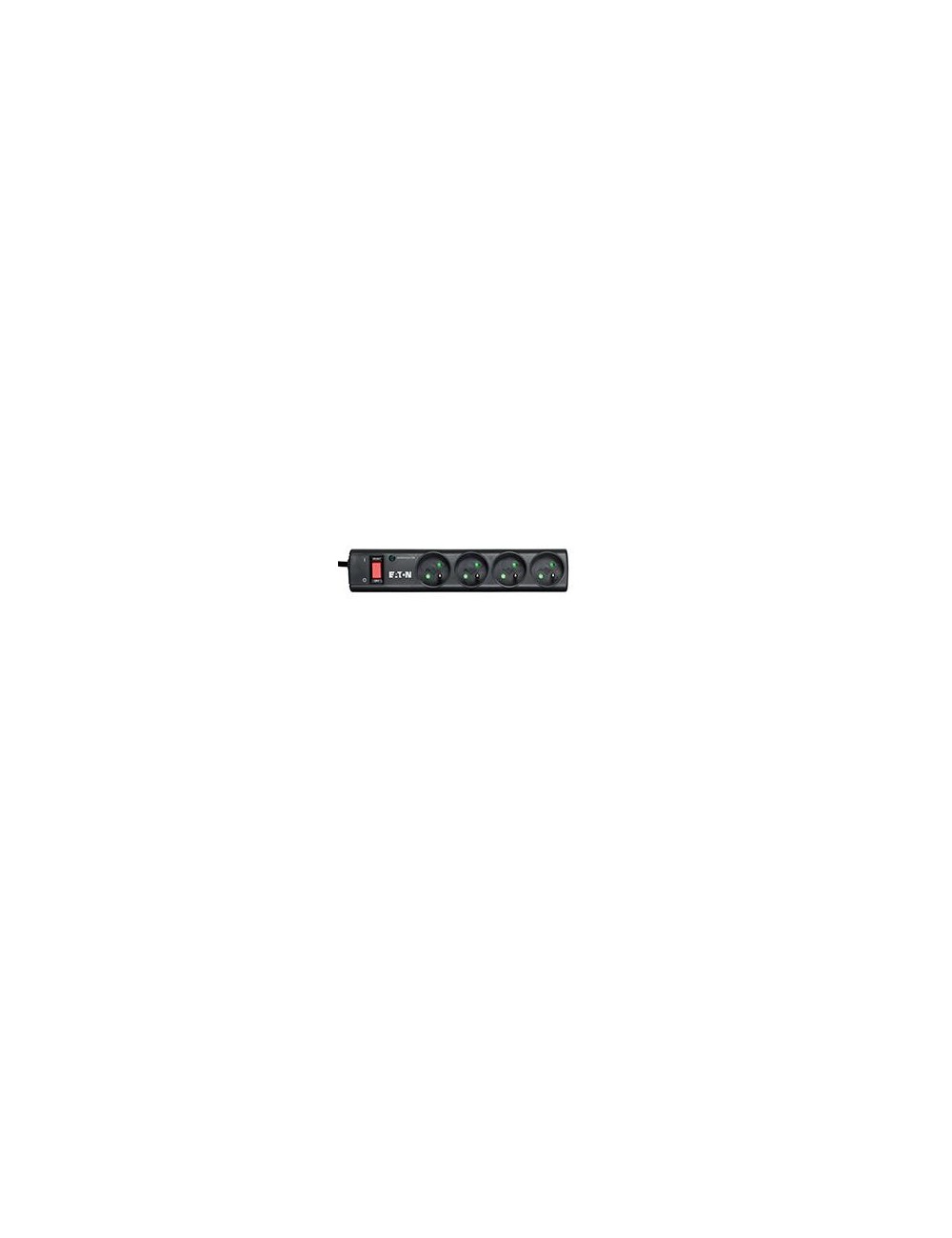 Eaton PS4F protection surtension Noir, Blanc 4 sortie(s) CA 220 - 250 V 1 m