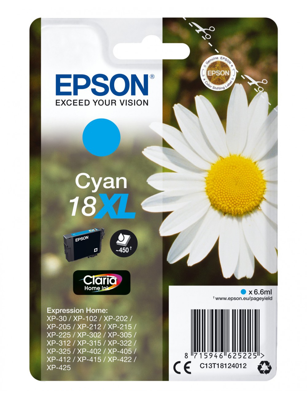 Epson Daisy Cartuccia Margherita Ciano Inchiostri Claria Home 18XL