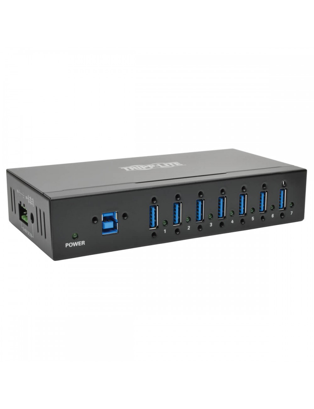 Tripp Lite U360-007-IND hub di interfaccia USB 3.2 Gen 1 (3.1 Gen 1) Type-B 5000 Mbit s Nero