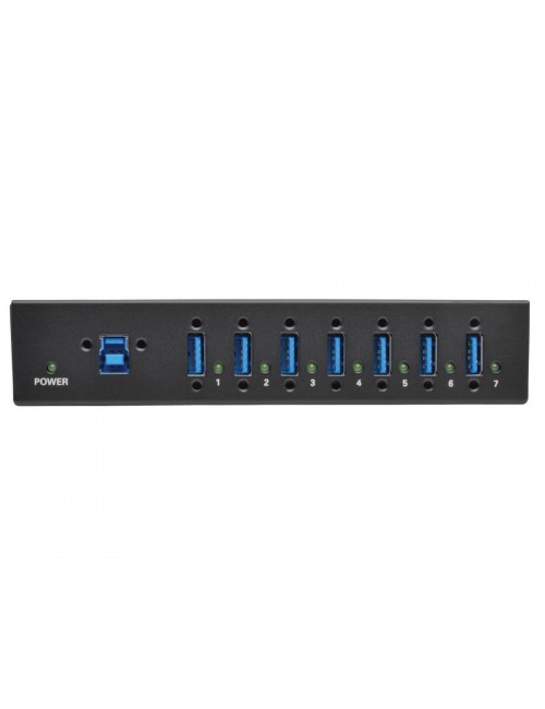 Tripp Lite U360-007-IND hub & concentrateur USB 3.2 Gen 1 (3.1 Gen 1) Type-B 5000 Mbit s Noir