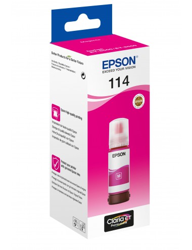 Epson 114 EcoTank Magenta ink bottle