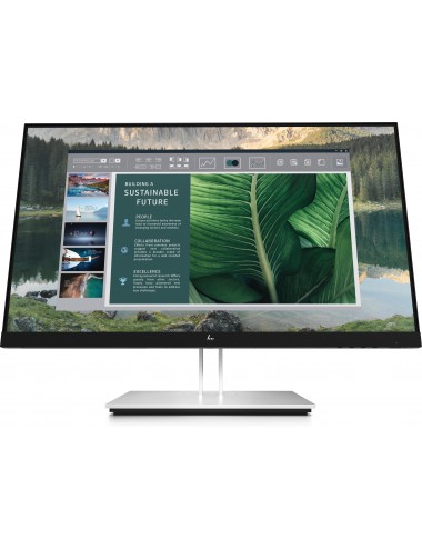 HP E24u G4 pantalla para PC 60,5 cm (23.8") 1920 x 1080 Pixeles Full HD LCD Negro, Plata