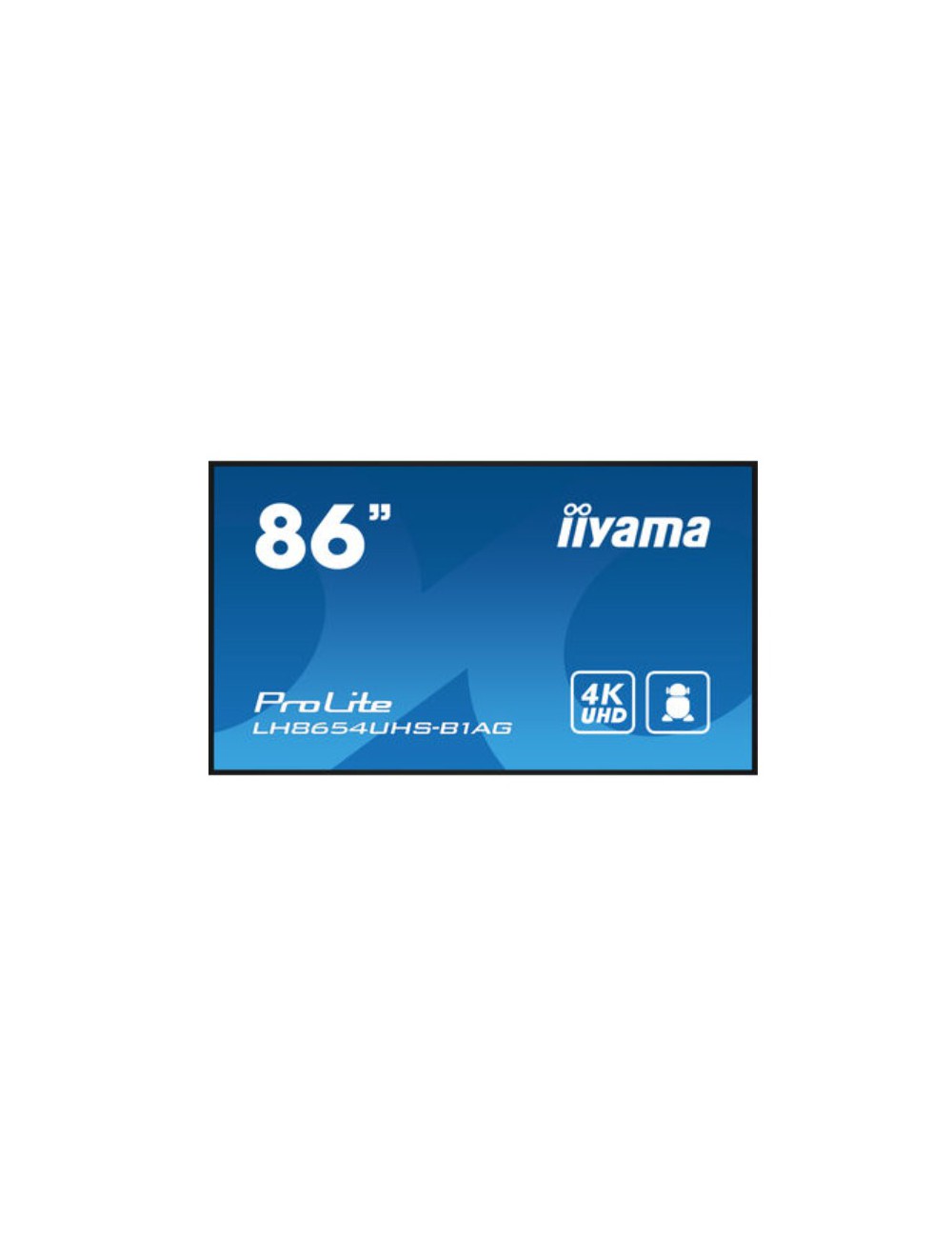 iiyama ProLite To Be Updated écran plat de PC 2,17 m (85.6") 3840 x 2160 pixels 4K Ultra HD LED Noir