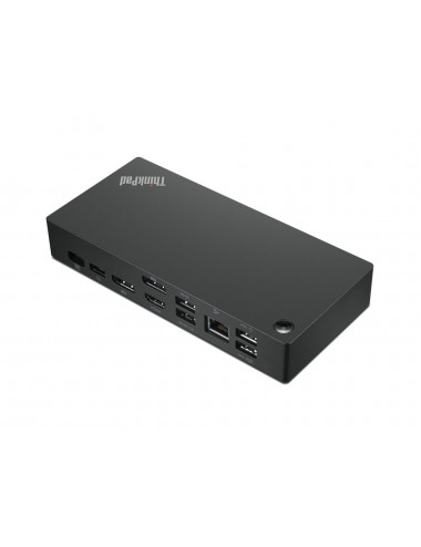 Lenovo 40AY0090EU station d'accueil Avec fil USB 3.2 Gen 1 (3.1 Gen 1) Type-C Noir