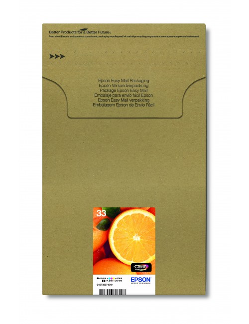 Epson Oranges Multipack 5-colours 33 Claria Premium Ink EasyMail Pack