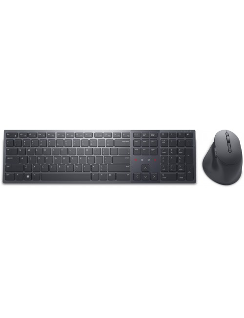 DELL KM900 tastiera Mouse incluso RF senza fili + Bluetooth AZERTY Francese Grafite