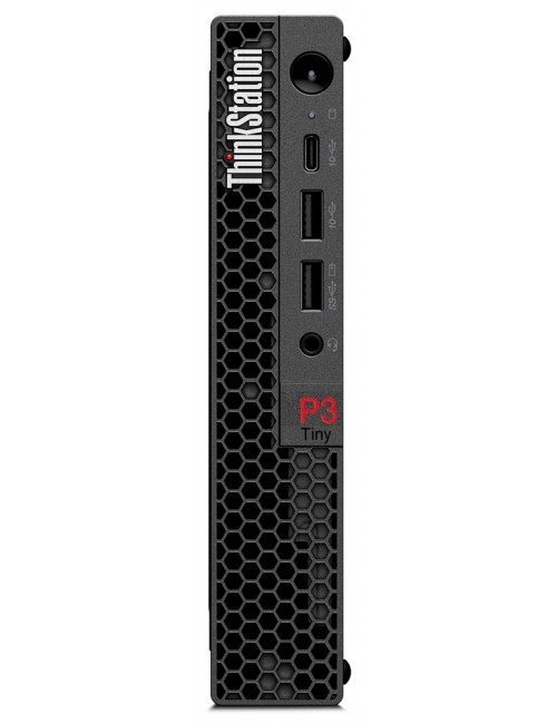 Lenovo ThinkStation P3 Intel® Core™ i7 i7-13700T 16 GB DDR5-SDRAM 512 GB SSD NVIDIA T400 Windows 11 Pro Mini PC Negro