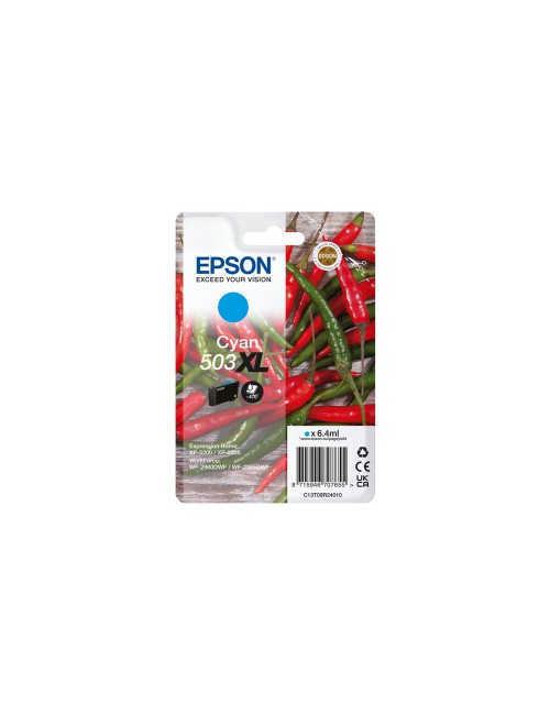 Epson 503XL cartucho de tinta 1 pieza(s) Original Alto rendimiento (XL) Cian