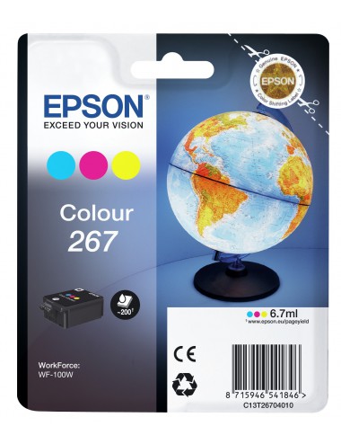 Epson Globe Monobloc 267 - encre DURABrite Ultra 3 couleurs