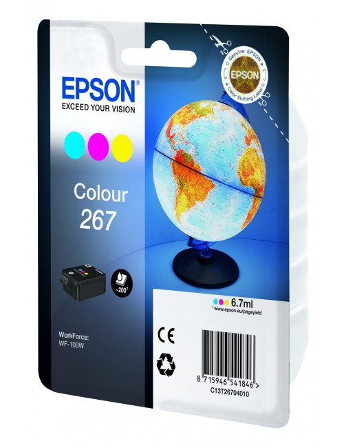 Epson Globe Monobloc 267 - encre DURABrite Ultra 3 couleurs