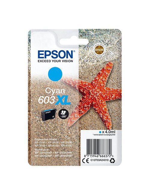 Epson Singlepack Cyan 603XL Ink