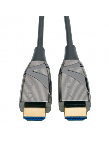 Tripp Lite P568-20M-FBR Cable Óptico Activo [AOC] de Fibra HDMI de Alta Velocidad - 4K x 2K HDR @ 60 Hz, 4 4 4, (M M), Negro,