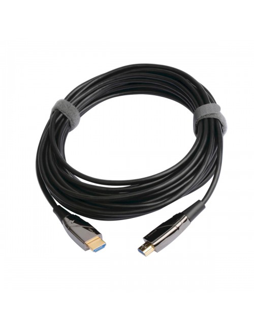 Tripp Lite P568-20M-FBR Cable Óptico Activo [AOC] de Fibra HDMI de Alta Velocidad - 4K x 2K HDR @ 60 Hz, 4 4 4, (M M), Negro,