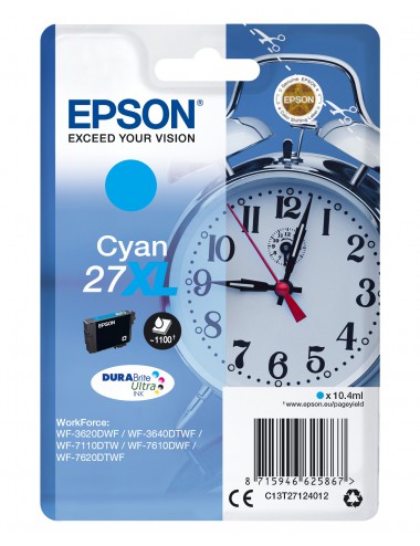 Epson Alarm clock Cartouche "Réveil" 27XL - Encre DURABrite Ultra C