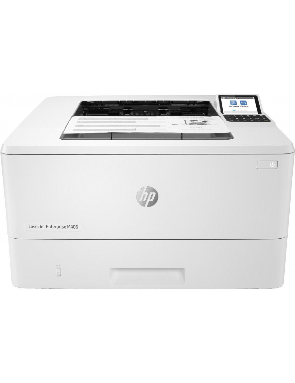 HP LaserJet Enterprise Impresora M406dn, Blanco y negro, Impresora para Empresas, Estampado, Tamaño compacto Gran seguridad