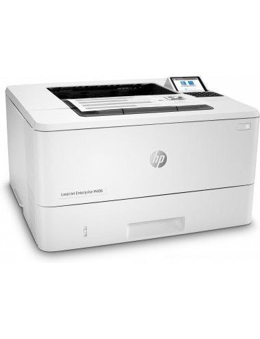 HP LaserJet Enterprise Impresora M406dn, Blanco y negro, Impresora para Empresas, Estampado, Tamaño compacto Gran seguridad