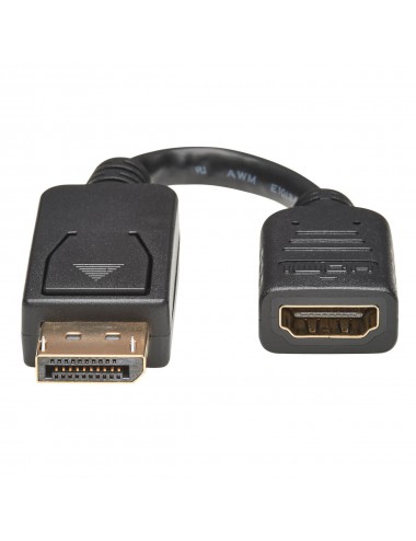 Tripp Lite P136-000 Adaptador Convertidor de Video DisplayPort a HDMI (M H), 152 mm [6 Pulgadas]