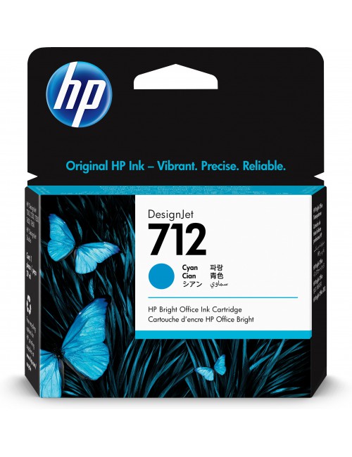 HP Cartuccia di inchiostro ciano originale DesignJet 712 da 29 ml