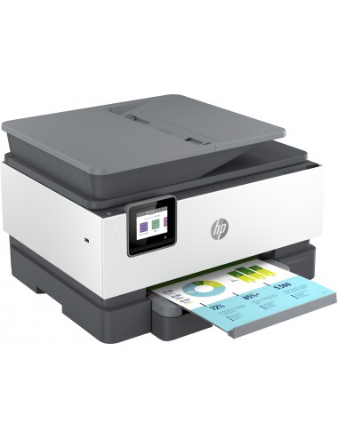 HP OfficeJet Pro Impresora multifunción HP 9012e, Color, Impresora para Oficina pequeña, Imprima, copie, escanee y envíe por