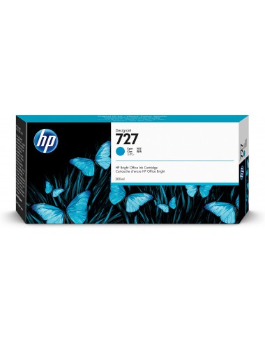 HP Cartuccia inchiostro ciano DesignJet 727, 300 ml
