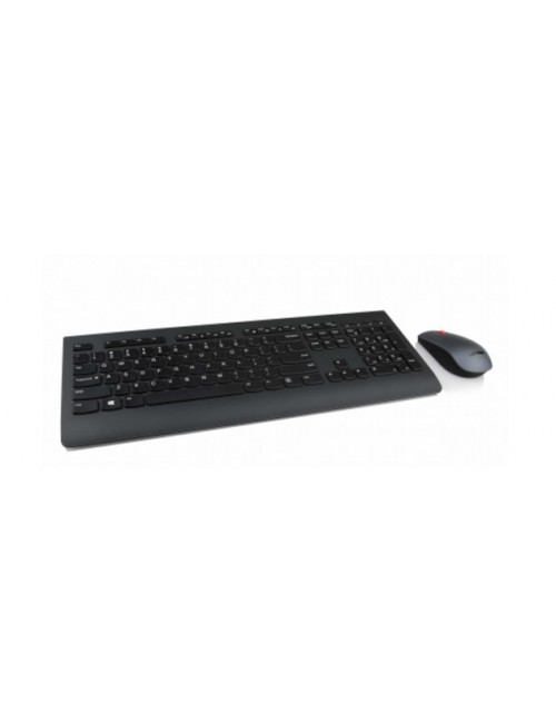 Lenovo 4X30H56829 clavier Souris incluse RF sans fil QWERTY Anglais américain Noir