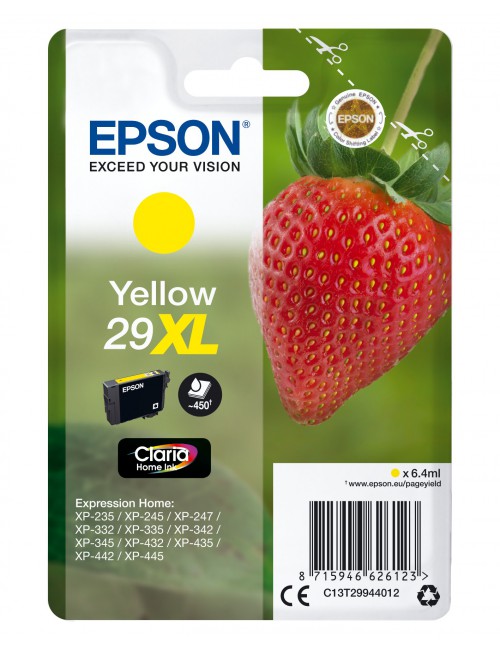 Epson Strawberry Cartuccia Fragole Giallo Inchiostri Claria Home 29XL