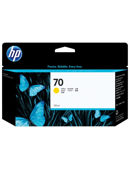 HP Cartucho de tinta DesignJet 70 amarillo de 130 ml