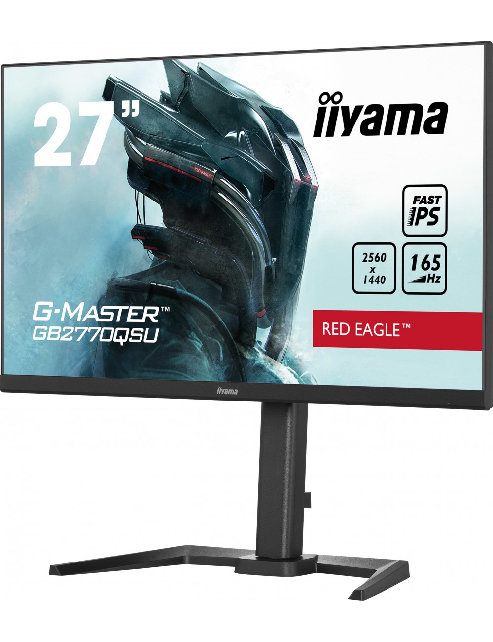 iiyama G-MASTER GB2770QSU-B5 écran plat de PC 68,6 cm (27") 2560 x 1440 pixels Wide Quad HD LED Noir