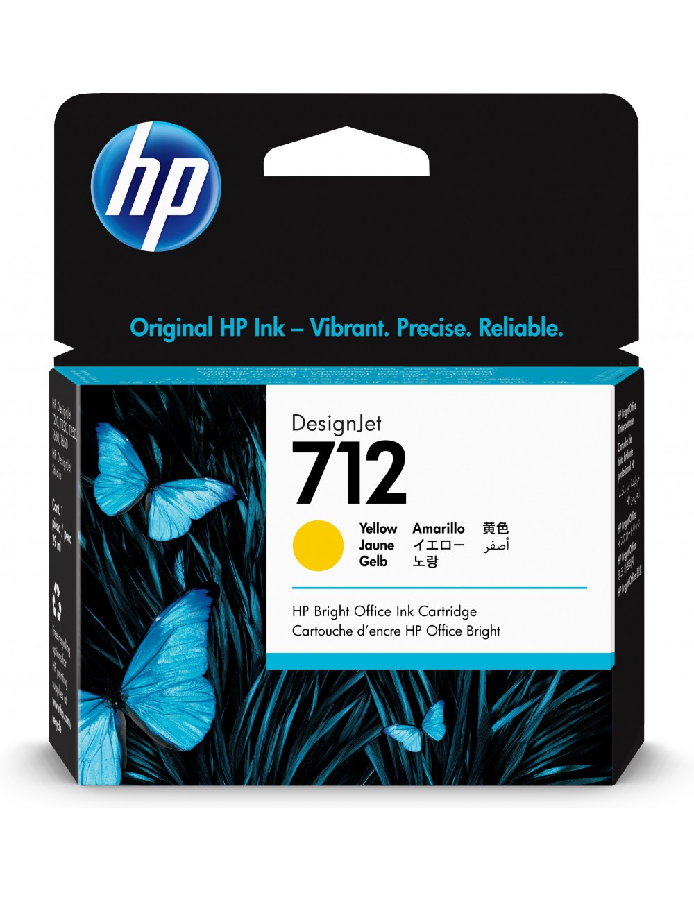 HP Cartuccia di inchiostro giallo originale DesignJet 712 da 29 ml