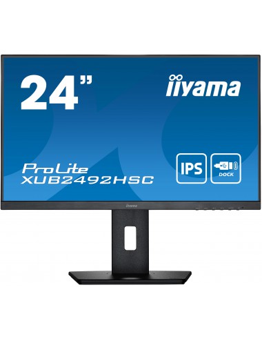 iiyama ProLite XUB2492HSC-B5 LED display 61 cm (24") 1920 x 1080 pixels Full HD Noir
