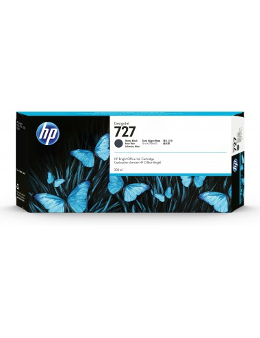HP 727 cartouche d'encre DesignJet noire mate, 300 ml