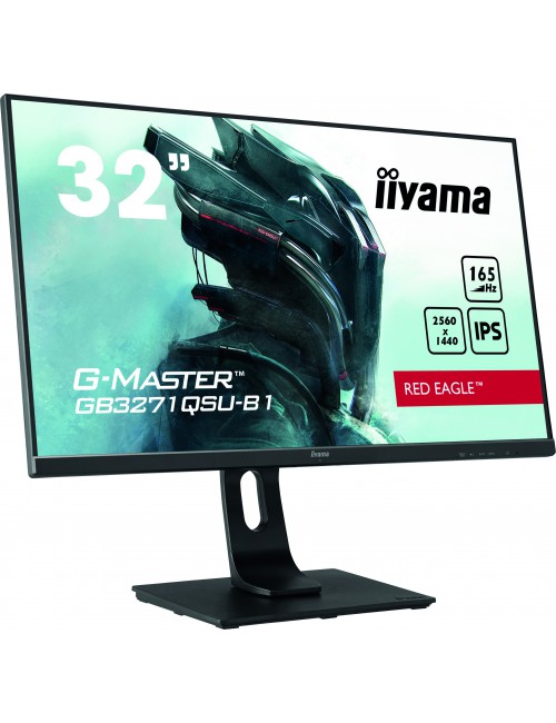 iiyama G-MASTER GB3271QSU-B1 Monitor PC 80 cm (31.5") 2560 x 1440 Pixel Wide Quad HD LED Nero