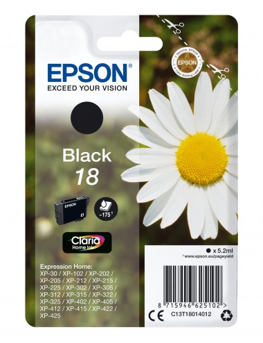 Epson Daisy Cartuccia Margherita Nero Inchiostri Claria Home 18