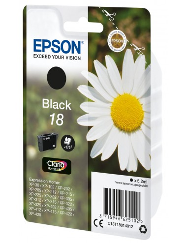 Epson Daisy Cartuccia Margherita Nero Inchiostri Claria Home 18