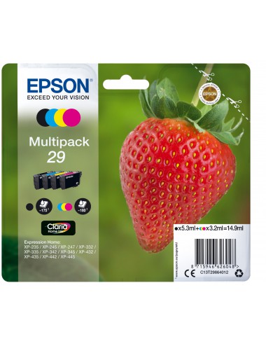 Epson Strawberry Multipack "Fraise" 29 - Encre Claria Home N,C,M,J