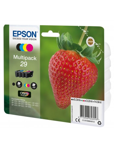 Epson Strawberry Multipack Fragole 4 colori Inchiostri Claria Home 29