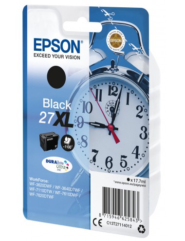 Epson Alarm clock Cartouche "Réveil" 27XL - Encre DURABrite Ultra N